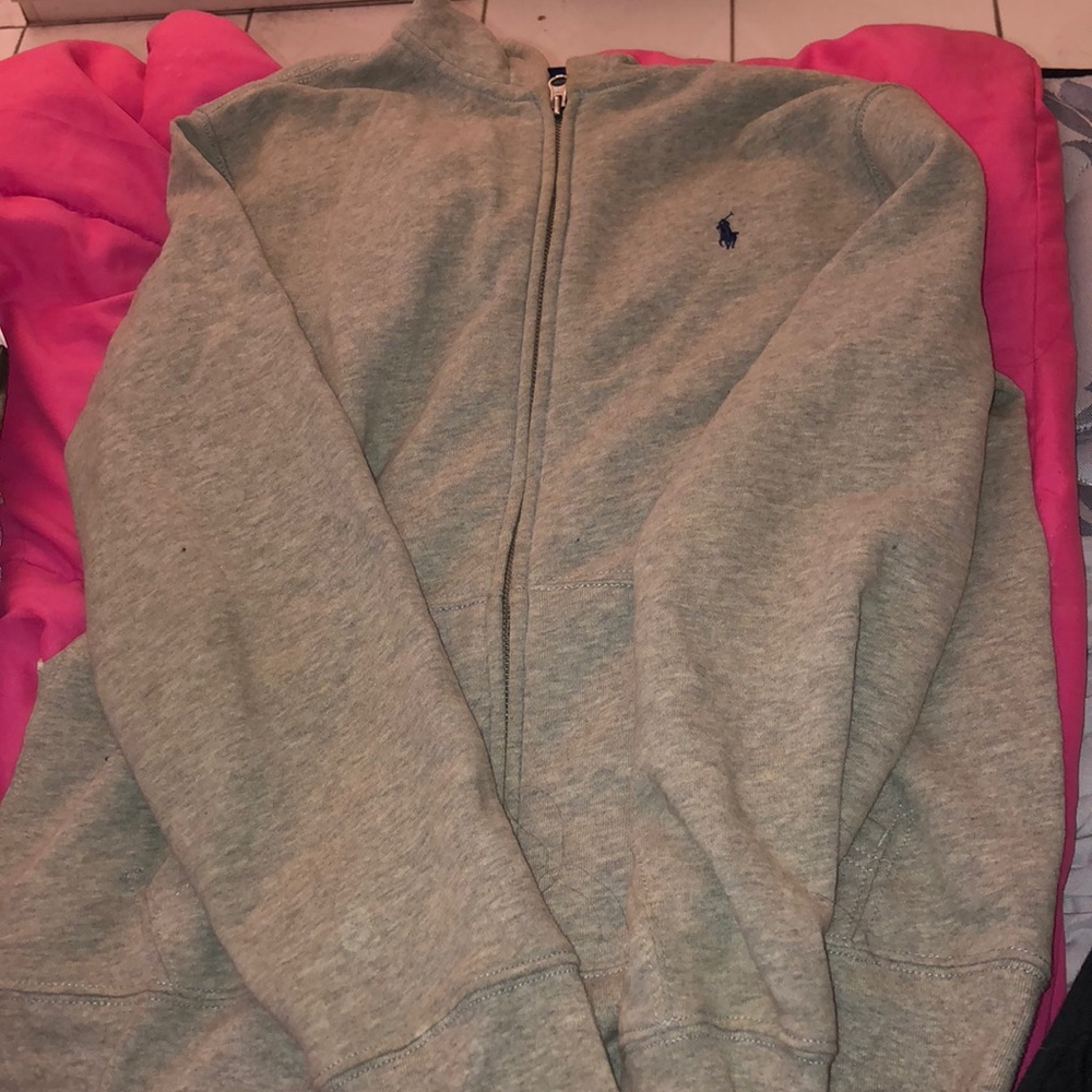Polo hoodie size large in boys:) authentic